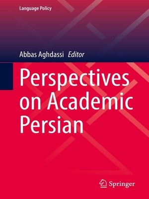cover image of Perspectives on Academic Persian